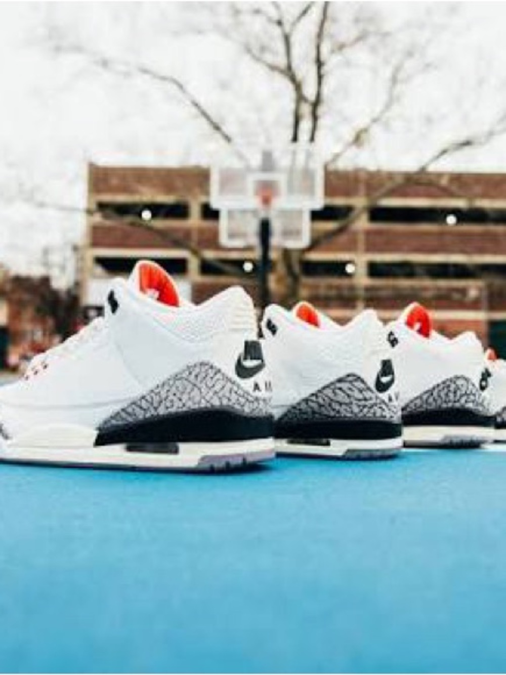 Air Jordan 3 Nike Men’s White/Cement Gray reimagined Air Sneakers DN3707-100